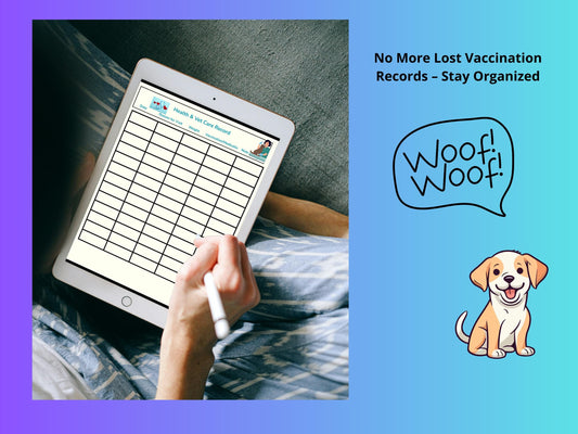 Puppy Journal Printable: Training Tracker, Vet Records, Dog Mom/Dad Art (PDF Download)