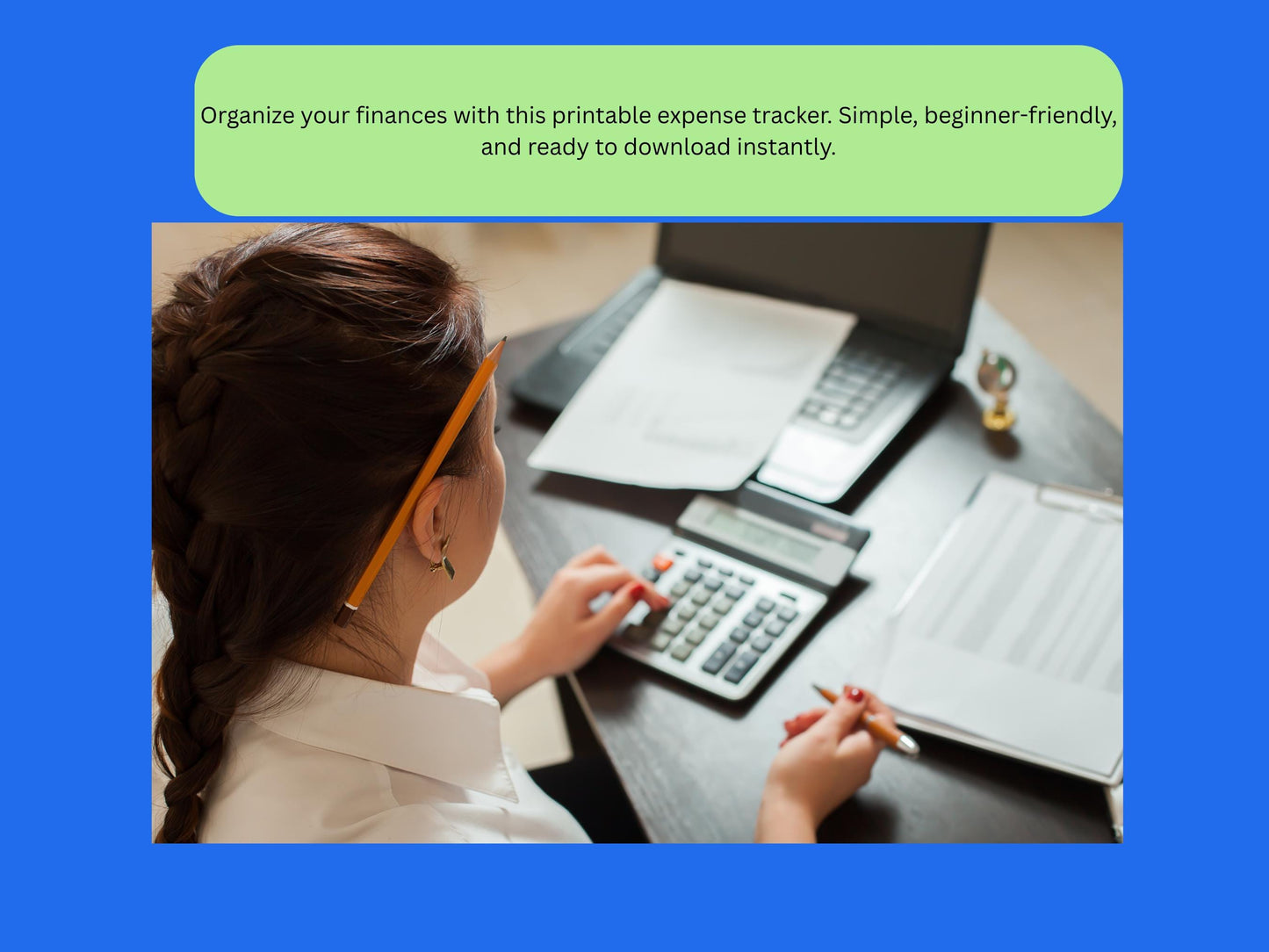 Easy Bookkeeping Tracker: Small Business Expense Spreadsheet (Digital Download)