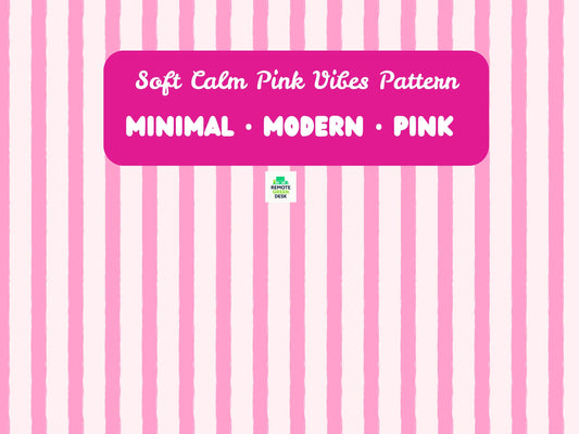 Pink Stripe Pattern | Blush Watercolor, Seamless Design