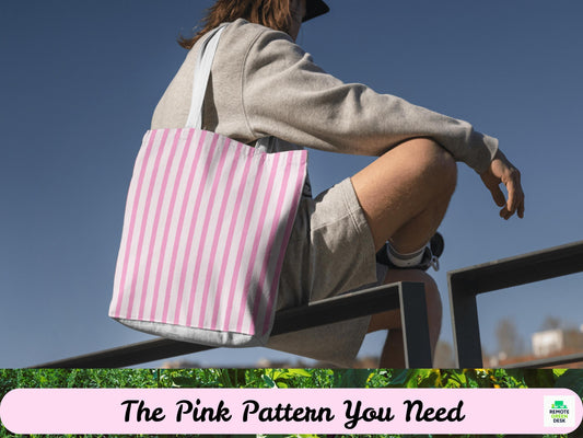Pink Stripe Pattern | Blush Watercolor, Seamless Design